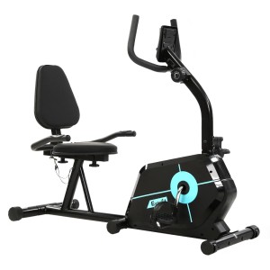 Everfit Magnetic Recumbent Exercise Bike - Silent, 8 Resistance Levels, LCD Monitor, 120kg Capacity, Home Gym Fitness