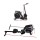 Everfit Silver Rowing Machine: Elastic Rope Resistance, 4 Levels, Steel Frame, Foldable, 150kg Capacity, LCD