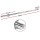 Everfit 168CM Chrome Barbell Bar with Spring Collars, 150kg Capacity, Fits 31-35mm Plates for Home Fitness