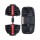 Everfit Adjustable Dumbbells 24kg Set - Non-Slip Handle, Plastic-Coated Iron Plates, 15 Weight Combinations