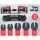 Everfit Adjustable Dumbbells 24kg Set - Non-Slip Handle, Plastic-Coated Iron Plates, 15 Weight Combinations