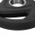 Everfit Olympic Weight Plate 5kg Cast Iron with Rubber Coating, 3-Grip, 51mm Hole for Barbells & Dumbbells, Black