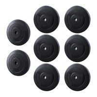 Everfit 70kg Barbell Weight Plates Set, Rubber Coated Cast Cement, 31mm Standard, Home Gym Strength Training