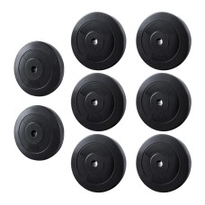 Everfit 70kg Barbell Weight Plates Set, Rubber Coated Cast Cement, 31mm Standard, Home Gym Strength Training