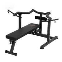 Everfit Chest Press Machine - Folding Home Gym Equipment with Independent Arms, Steel, 450kg Capacity, Black