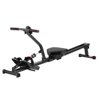 Everfit Hydraulic Rowing Machine Rower, 12-Level Resistance, Steel Glide Rail, Foldable, LCD, Home Gym 110kg
