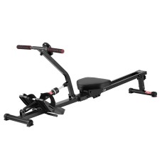 Everfit Hydraulic Rowing Machine Rower, 12-Level Resistance, Steel Glide Rail, Foldable, LCD, Home Gym 110kg
