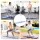 Everfit Foldable Simulated Ski Thigh Exerciser Purple Home Leg Trainer Cardio Machine 126x90cm 150kg