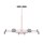 Everfit Foldable Ski Exercise Machine Pink – Home Thigh Leg Trainer Portable Cardio Machine 105×95cm