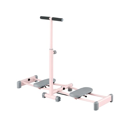 Everfit Foldable Ski Exercise Machine Pink – Home Thigh Leg Trainer Portable Cardio Machine 105×95cm