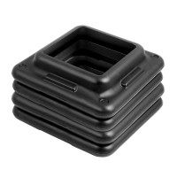Everfit 4X Aerobic Step Riser - Adjustable Height 5cm Increments, Non-Skid Pads, 40x40cm, Home Gym Fitness Equipment