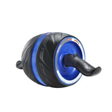 Everfit Ab Roller Carver Automatic Rebound Wheel, 16cm Wide, Non-Slip Grip, Removable Handles, Knee Pad Included