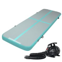 Everfit GoFun 3X1M Inflatable Air Track Mat with Pump - 1000D Fabric, Anti-Slip, Compact, for Gymnastics & Home Workouts