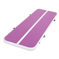 Everfit 3M Inflatable Air Track Mat for Gymnastics & Yoga - Durable 1000-Denier Fabric, Includes Pump, Purple