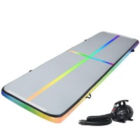 Everfit 4M Inflatable Air Track Gymnastics Mat with Electric Pump, 1000-Denier Fabric, Anti-Slip Surface & Repair Kit