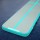 Everfit GoFun 4X1M Inflatable Air Track Mat - Mint & Grey, 1000-Denier, Anti-Slip, Portable Gymnastics & Fitness Mat