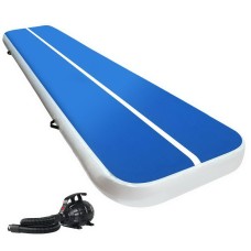 Everfit 4X1M Inflatable Air Track Mat, 20CM Thick, 1000-Denier, Anti-Slip, with 500W Pump, Perfect for