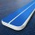 Everfit 4m x 1m Inflatable Air Track Mat - 20cm Thick, Durable 1000-Denier Fabric, Blue & White, Gymnastics &