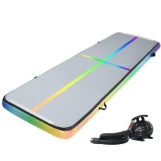 Everfit 4M Inflatable Air Track Mat 20cm Thick, 1000-Denier Fabric with Pump, Carry Bag & Repair Kit Included