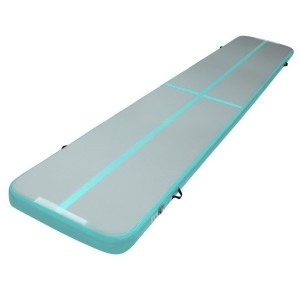 Everfit GoFun 5X1M Inflatable Air Track Mat - Mint Green, 1000-Denier Fabric, Non-Slip, Portable Gymnastics Floor