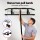 Everfit Multi-Grip Pull Up Bar for Doorways - 101cm Carbon Steel, 200kg Capacity, Includes Resistance Bands, No Drilling