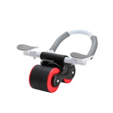 Everfit Ab Roller Automatic Rebound Wheel with Knee Pad, Foam Grip, Non-Slip, 44x10x21cm, Home Gym Fitness Equipment