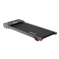 Everfit Compact Electric Walking Pad - Grey | Incline, Bluetooth Control, Shock Absorption, Under Desk Gym, 380mm Belt