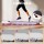 Everfit Compact Electric Walking Pad Treadmill, 3-Level Incline, Bluetooth Control, 380mm Wide, White, Home Office Gym