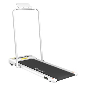 Everfit Electric Walking Pad 380mm White, Foldable Under Desk Treadmill, Bluetooth, No Assembly, Home Gym Fitness