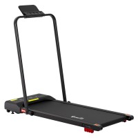 Everfit Electric Walking Pad Treadmill - Compact, Foldable, Incline, 380mm Belt, Bluetooth Control, Black, 3.0hp