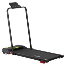 Everfit Electric Walking Pad Treadmill - Compact, Foldable, Incline, 380mm Belt, Bluetooth Control, Black, 3.0hp
