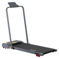 Everfit 380mm Grey Electric Walking Pad Treadmill - Compact, Incline, Bluetooth Control, Foldable, Under Desk Fitness