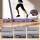 Everfit 380mm Grey Electric Walking Pad Treadmill - Compact, Incline, Bluetooth Control, Foldable, Under Desk Fitness