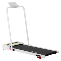 Everfit Electric Walking Pad Treadmill - Compact, Foldable, 3-Level Incline, Bluetooth Control, 380mm Belt, White