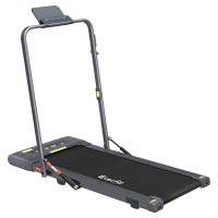 Everfit 2-in-1 Electric Treadmill Walking Pad, Under Desk Home Gym, 400mm Wide Belt, Foldable, Grey, 110kg Capacity