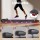 Everfit Electric Walking Pad with 3-Level Incline, Under Desk Treadmill, 400mm Belt, Bluetooth, No Assembly, Black