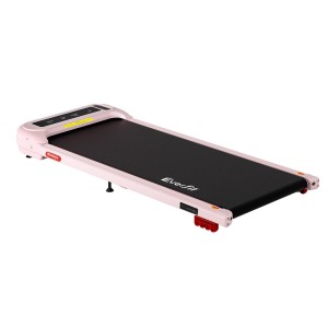 Everfit Electric Walking Pad with Incline, Under Desk Treadmill, Honeycomb Cushion, Bluetooth, 400mm Belt, Pink, 110kg
