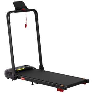 Everfit Electric Walking Pad Treadmill with Incline, Foldable Handle, Bluetooth App, 110kg Capacity, Black, No Assembly