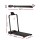 Everfit Electric Walking Pad Treadmill with Incline, Foldable Handle, Bluetooth App, 110kg Capacity, Black, No Assembly
