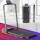 Everfit Foldable Electric Walking Pad Treadmill with 3-Level Incline, Remote, Bluetooth, 110kg Capacity, Grey