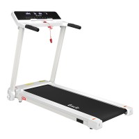 Everfit Foldable Electric Treadmill 2.5HP 12-Programme Home Gym, 420mm Belt, LCD, Bluetooth, White, 110kg Capacity
