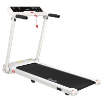 Everfit Electric Treadmill 2.5HP Foldable 12 Programs 450mm Belt Home Gym Fitness Equipment White LCD Bluetooth