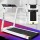 Everfit Foldable Electric Treadmill, 12 Programs, 1-14km/h Speed, LCD, 450mm Belt, White, Home Gym Fitness