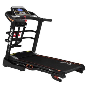 Everfit Electric Treadmill Home Gym 3.5HP 18 Speed 15 Incline LCD, Massage Belt, Dumbbells, 48cm Wide, Foldable
