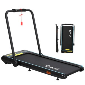 Everfit Foldable Electric Treadmill Walking Pad 420mm Belt Under Desk Home Gym Fitness with Remote & Bluetooth Speakers