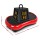 Everfit Vibration Machine Platform Red - Dual-Belt Motor, 99 Speed Levels, Resistance Bands, 180kg Capacity, 70x39x13cm
