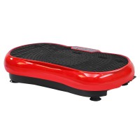 Everfit Vibration Machine Platform Red - Dual-Belt Motor, 99 Speed Levels, Resistance Bands, 180kg Capacity, 70x39x13cm