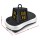 Everfit Dual-Belt Vibration Machine Platform - 99 Speed Levels, 180kg Capacity, Resistance Bands, White Fitness Trainer