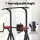 Everfit Foldable Chin Up Tower, Adjustable Dip Station, Steel, Black, 200kg Capacity, Home Gym, 5-in-1 Exercise Station