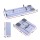 Everfit Foldable Pilates Reformer Board: Full-Body Workout, Adjustable Resistance, Non-Slip Handles, Purple, 106x41x3 cm